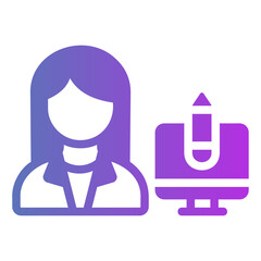 graphic designer Gradient icon