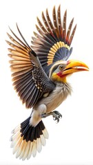 Fototapeta premium Closeup studio shot of a beautiful cascading begonia plant with vibrant blooms