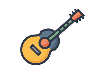 Guitar Vector, Guitar Icon illustration