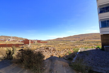 runway of the airport near Potosi, Bolivia