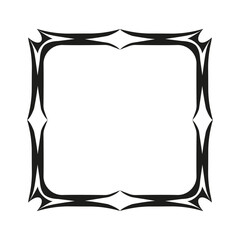 Rectangular decorative frame on a white background