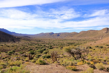 rock formations along the highway between Potosi and Uyuni, Bolivia