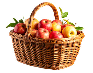 apple harvest basket, Generated image
