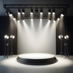 Simplicity of lights, beauty of theatrical design

