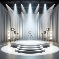 Simplicity of lights, beauty of theatrical design
