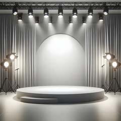 Simplicity of lights, beauty of theatrical design
