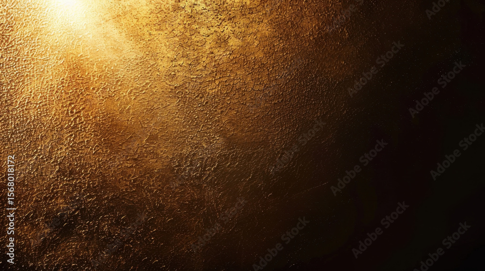 Poster smooth gold gradient backdrop with minimal light creates warm and inviting atmosphere, perfect for v