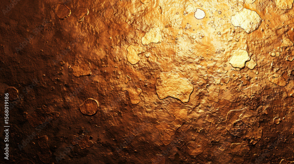 Poster warm golden background with subtle texture and shine, creating inviting and rich atmosphere. surface