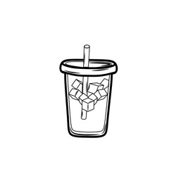vector ice drink
