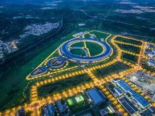 Night View of the High Energy Photon Source