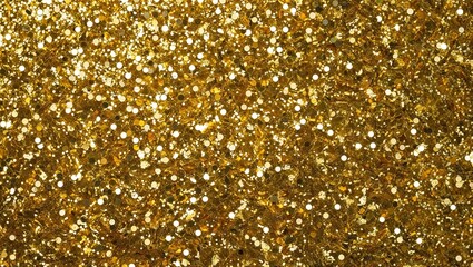 Rich array of gold glitter creating a luxurious texture.