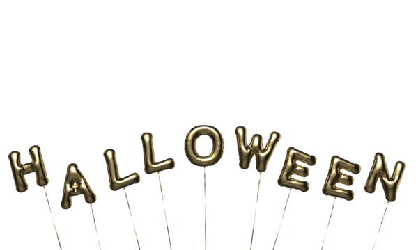 Halloween text font balloon helium object halloween happy fly wing horror decoration ornament happy halloween spooky sale banner graphic object evil trick or treat fear oictober 31 st happy halloween 