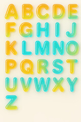 colorful vector alphabet