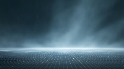 Futuristic HUD background, digital grid overlay, soft light
