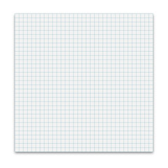 Empty sheet of squared paper without margins.