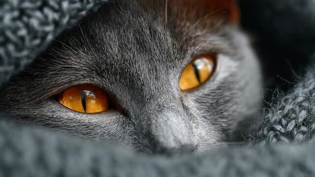 cute cat with beautiful eyes