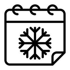 winter line icon