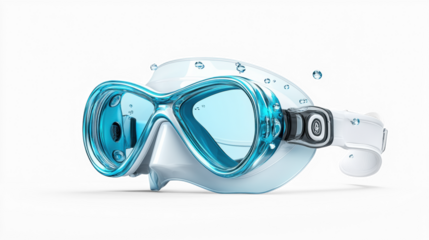 Snorkeling Mask on Transparent Background