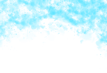 Abstract geometric shape with a bright cyan blue hue and irregular white edges creating a dynamic and modern visual element isolated on transparent background