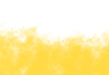 A bright yellow abstract shape with uneven edges resembling a stylized wave or mountain range...
