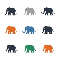 Elephant Vector Set – Majestic Wildlife Illustrations