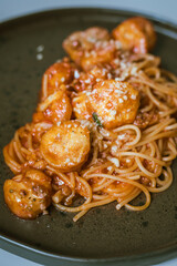  homemade tomato sauce pasta