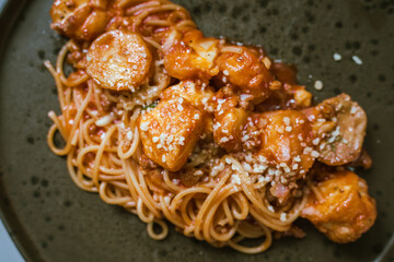  homemade tomato sauce pasta