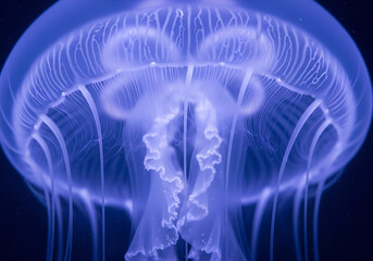 Microscopic View of Jellyfish Tentacles