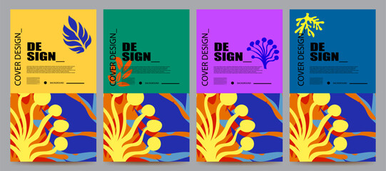 abstract natural background set design