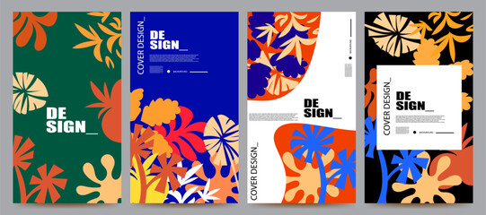 abstract natural background set design