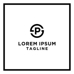 sp or ps  circle logo