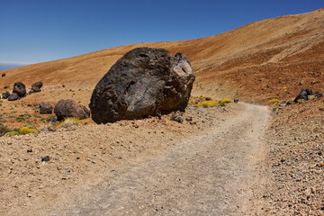 Trail through Huevos del Teide