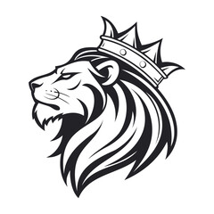 Crowned Lion Head