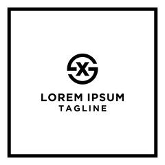 sx or xs  circle logo