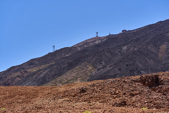 Cable car near La Rambleta Teide