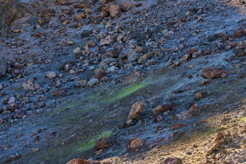 Fumaroles in Teide crater
