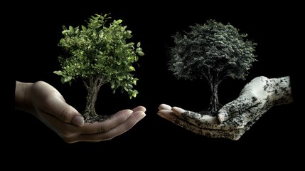 Tree of Life and Death in Human Hands