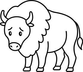 cow cartoon coloring page