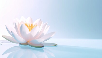 Water lily flower background