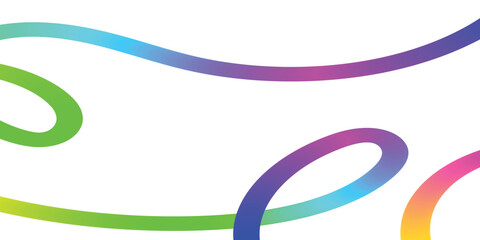 Vibrant Rainbow Lines Abstract Background Design. A dynamic abstract background featuring flowing, rainbow-gradient lines.