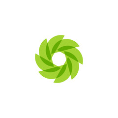 Abstract Leaf logo. leaf icon for hotel, yoga logo, natural, organic, ecology, herbal, bio, green logo,