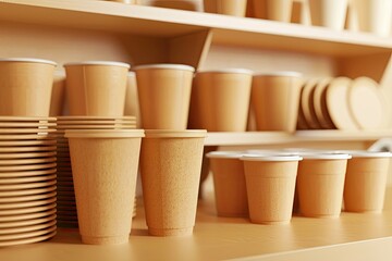 Premium Quality Image of Eco Friendly Disposable Tableware Cardboard Material