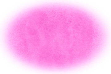 backdrop with white oval frame: close up of canvas stained in pink color