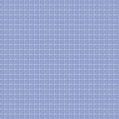 seamless pattern: blue rounded square tiles made of stained canvas against white background