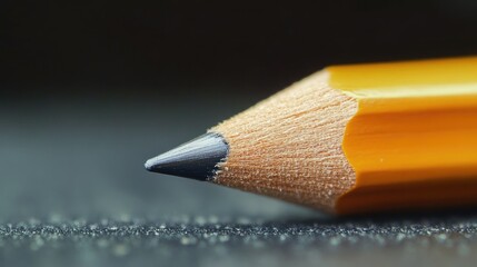 Obraz premium Close-up of a pencil point.