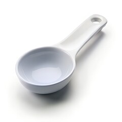 Plastic Measuring Spoon Photo on White Background