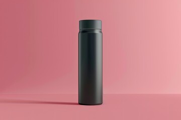 Vibrant Color Image of Thermal Flask Mockup Front View