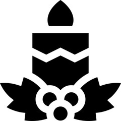 Christmas Candle Icon