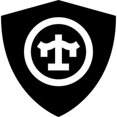 Minimal vector icon of a shield representing security and protection. Ideal for cybersecurity, privacy, antivirus software, secure payment systems, data protection, and IT infrastructure designs. Clea