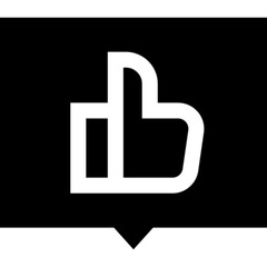 Minimalist line icon of a feedback message or comment box, symbolizing customer feedback, user reviews, suggestions, and communication. Ideal for business apps, survey platforms, support systems, UI U